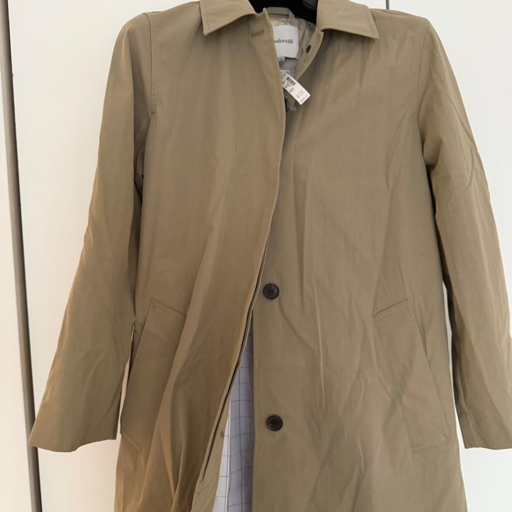 Madewell trench coat NWT size XS - Picture 3 of 5